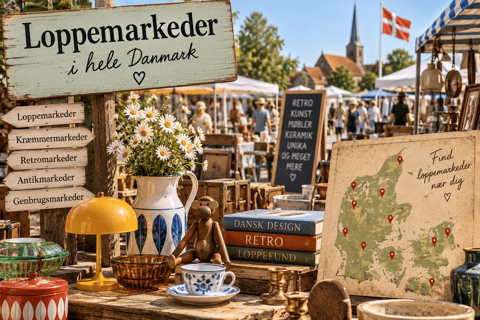 Genbrugsbutikker og loppemarkeder i Danmark