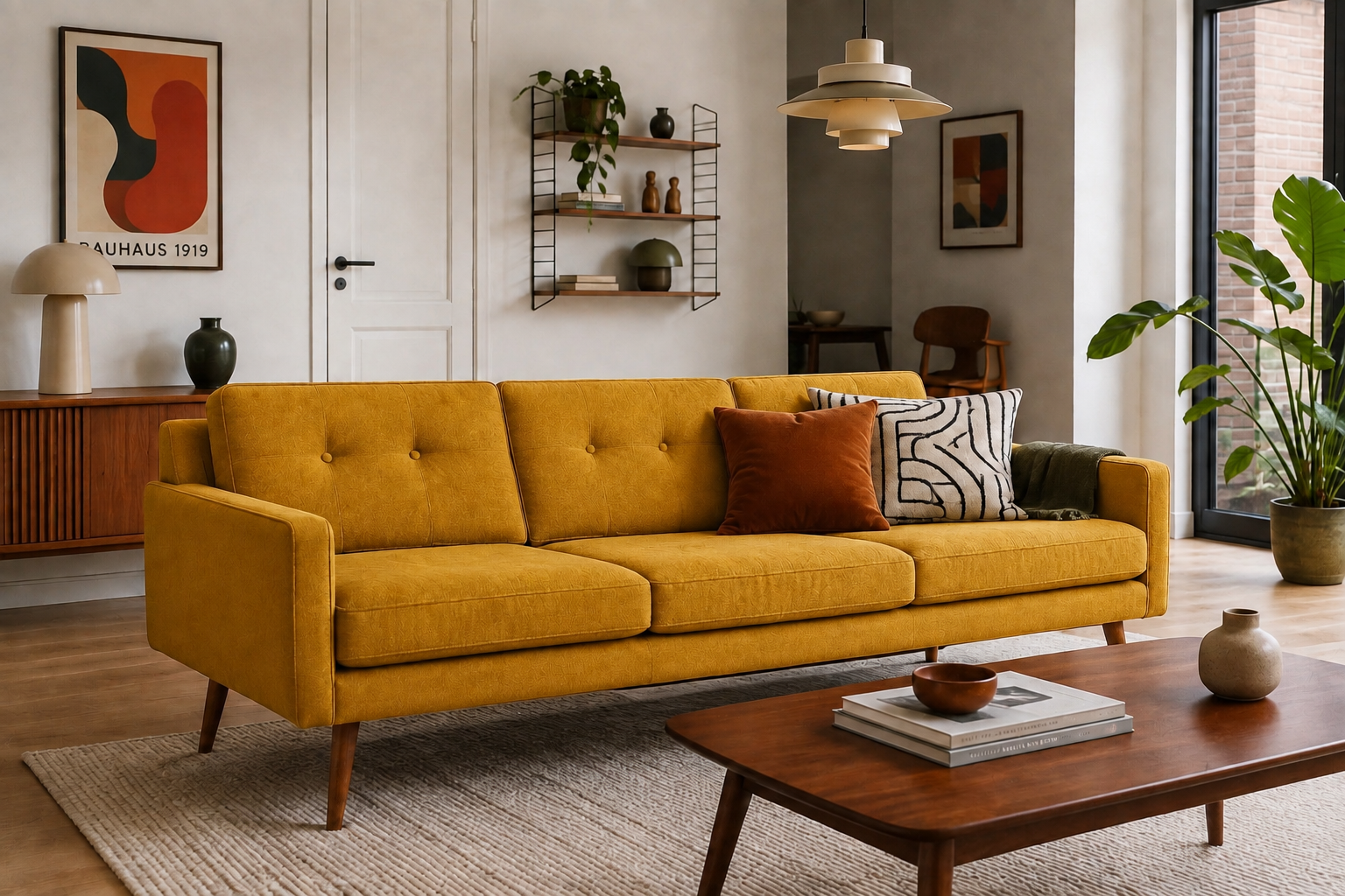 retro sofa