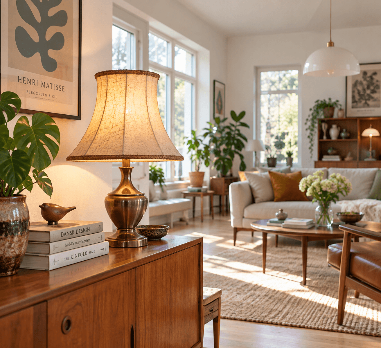 Vintage bordlampe