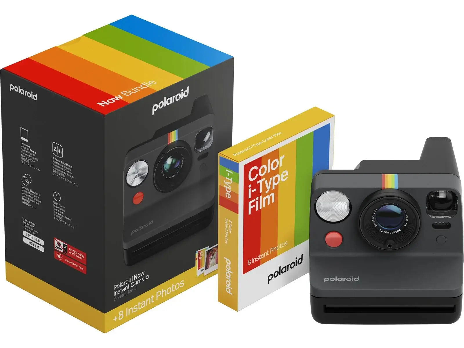 Polaroid kamera med retro udtryk