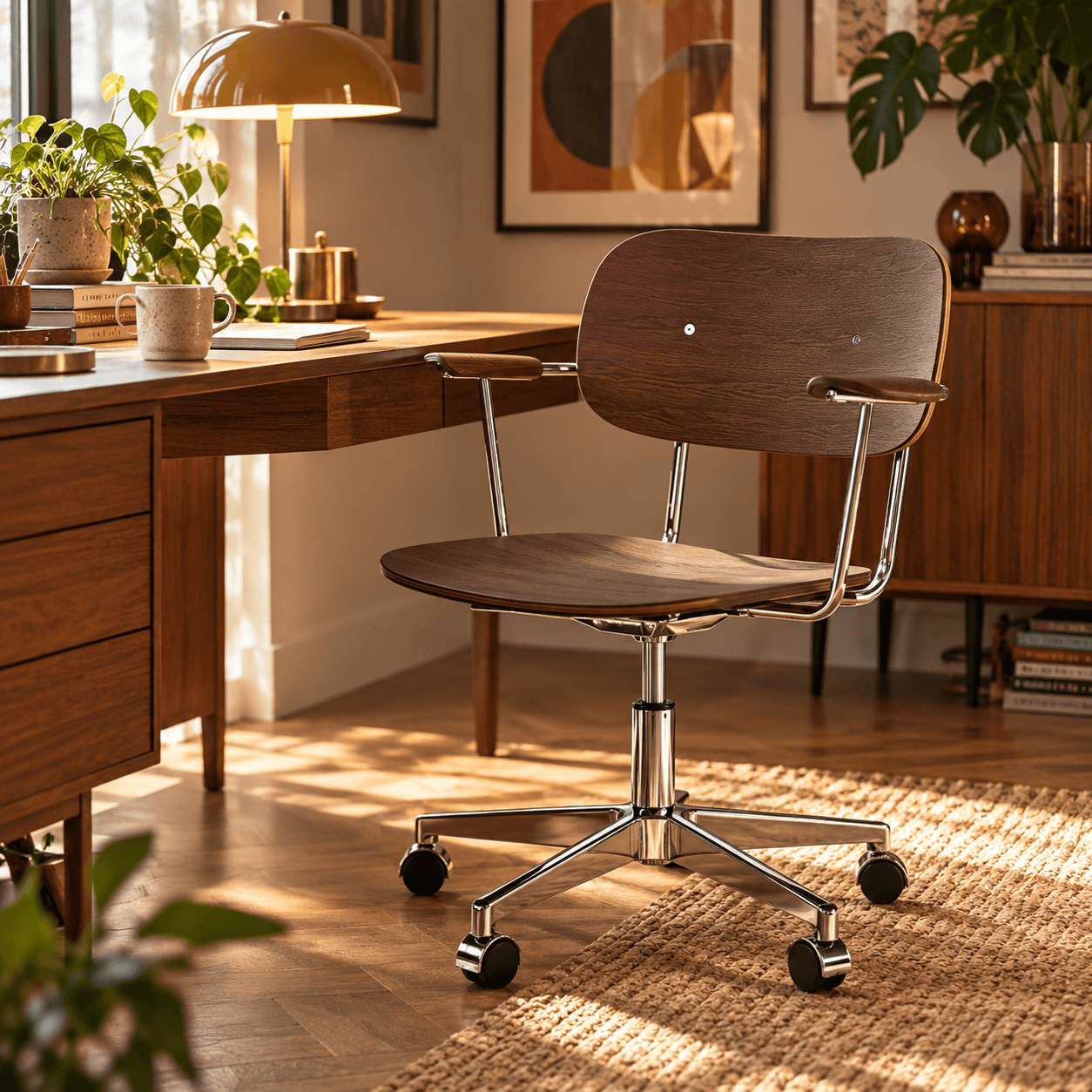 Audo Copenhagen kontorstol i retroinspireret design