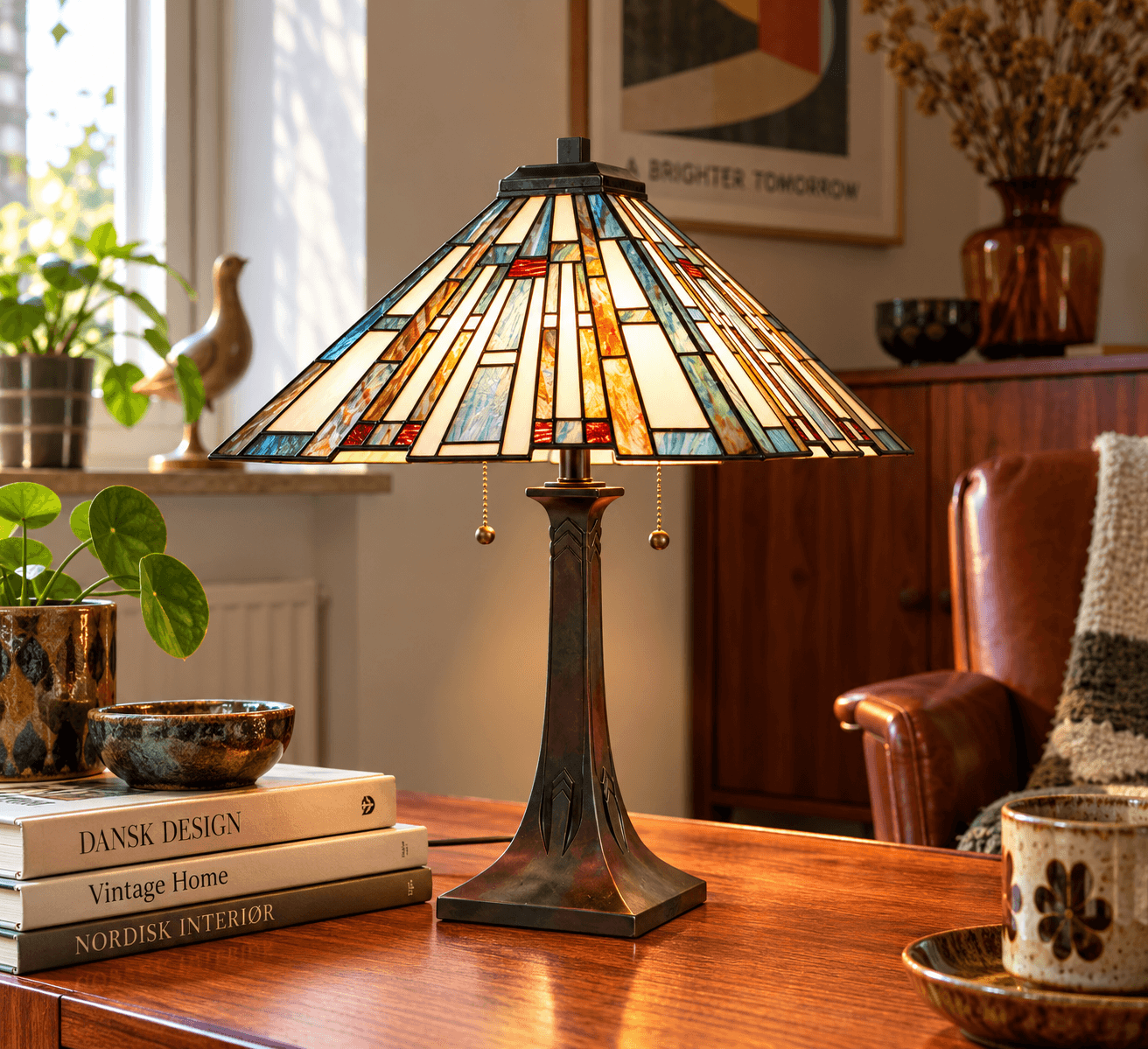 Retro bordlampe til hjemmet